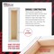 5-Pack Bulk White Stretched Canvas for Painting 4" x 12" Gallery Depth 1-1/2" Profile - Professional Artist Quality, 100% Cotton 12-Ounce Gesso Triple Primed for Acrylic Pouring, Oil